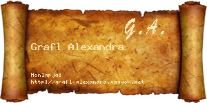 Grafl Alexandra névjegykártya