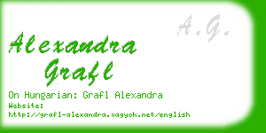 alexandra grafl business card